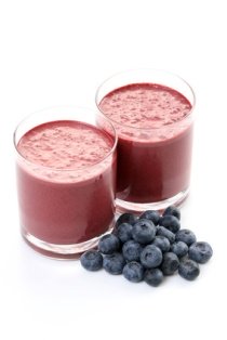 blueberry smoothy